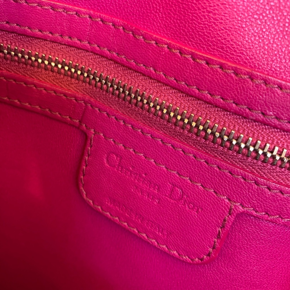 christian dior woven soft lady dior tote - Picture 3 of 8